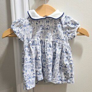 Joy Street- Boats Sally Play Dress- Boston Print- 0-3M